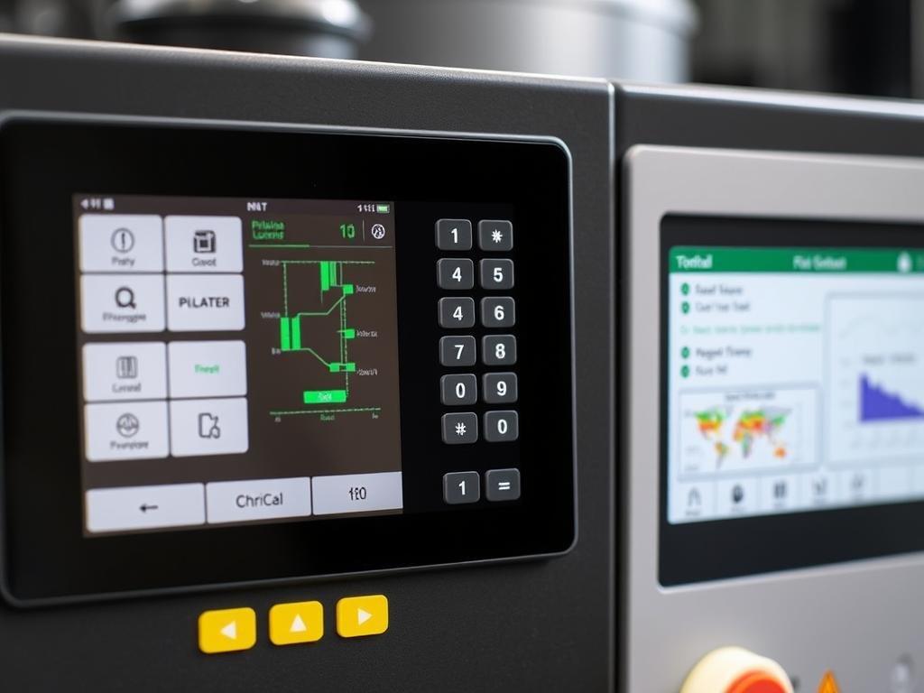 Advanced PLC control system for MK-AGRI 20 pellet machine