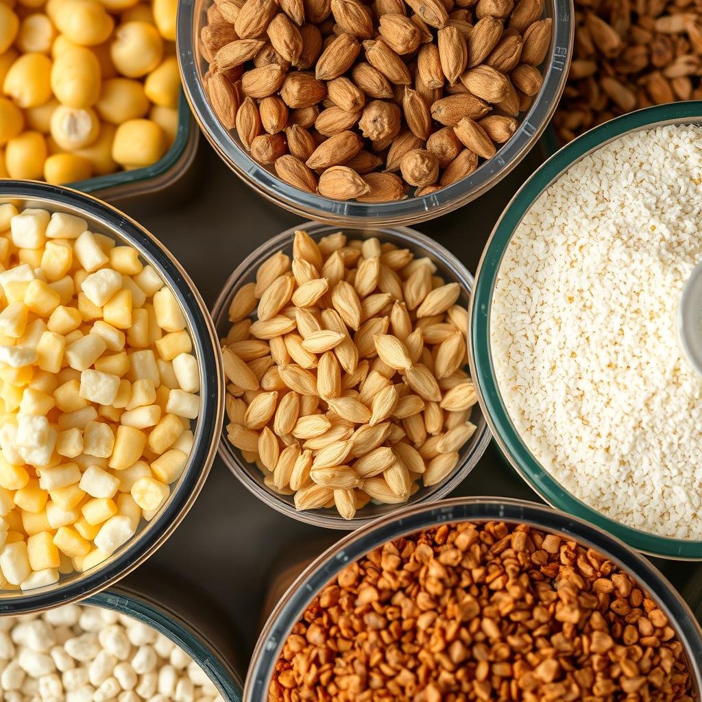 Carbohydrate sources for fish feed production Carbohydrate sources for fish feed production