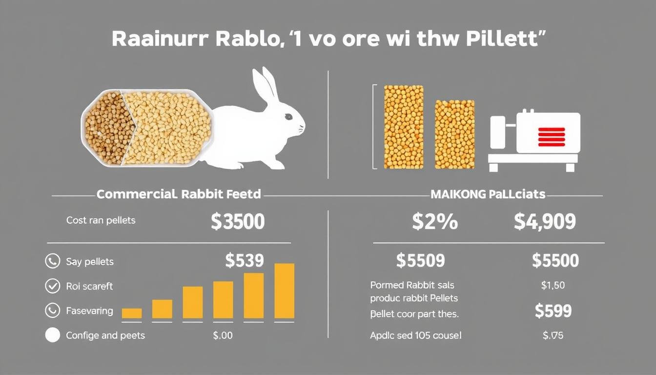 Cost comparison between commercial and self-produced rabbit feed