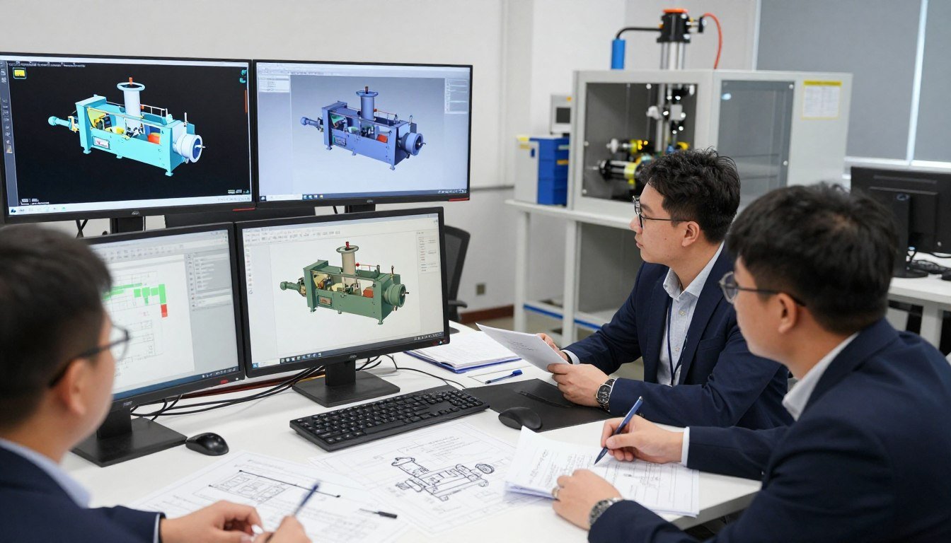 Custom animal feed pellet machine design process at MAIKONG
