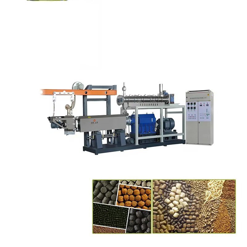 MAIKONG MK-BEM80 fish feed pellet machine producing floating pellets