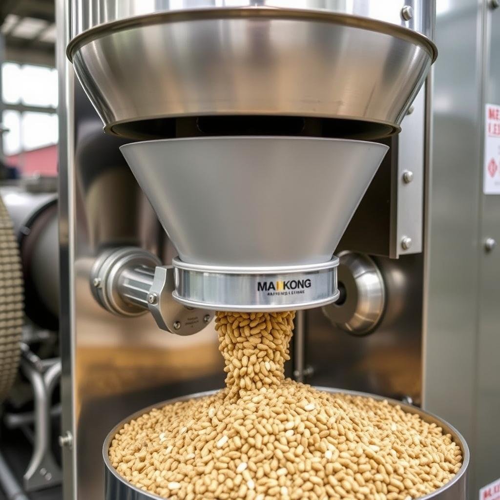 Feeding system of MAIKONG cattle feed pellet machine Feeding system of MAIKONG cattle feed pellet machine