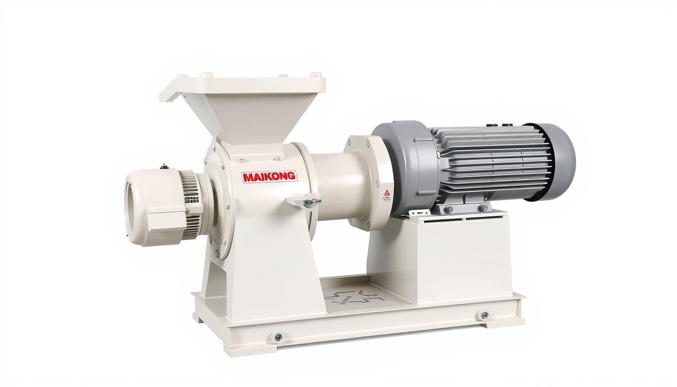 MAIKONG MK-9FQ series hammer mill for sale showing complete assembly MAIKONG MK-9FQ series hammer mill for sale showing complete assembly