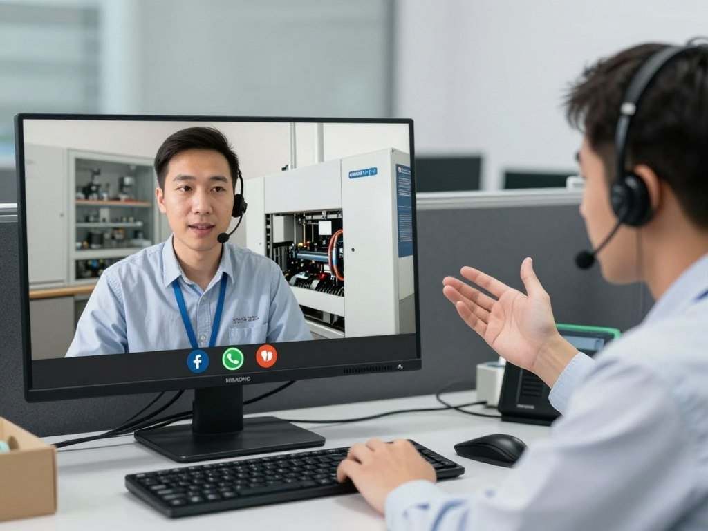 MAIKONG WhatsApp technical support for broiler pellet machine customers