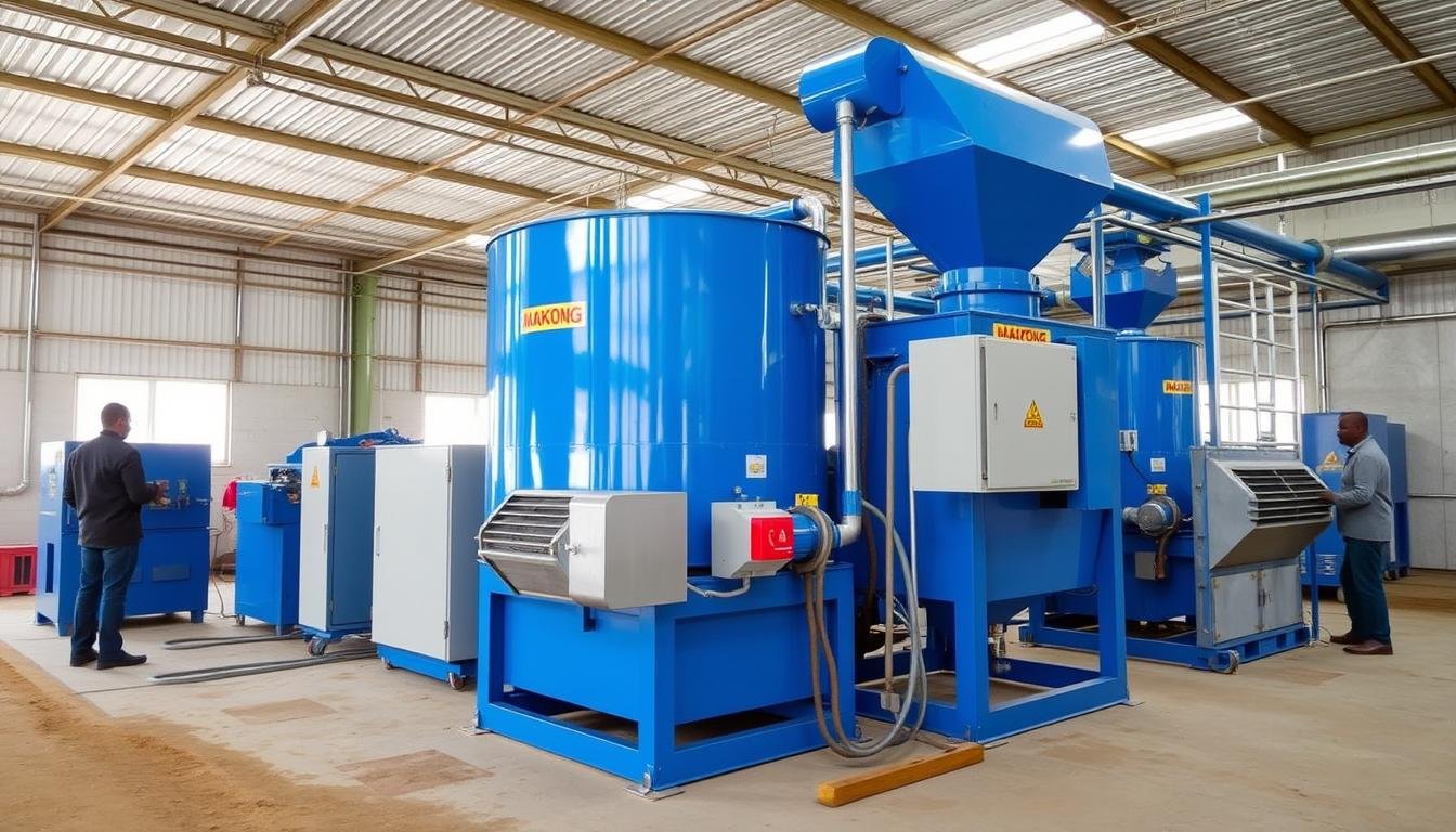 MAIKONG feed pellet machine installation in South African facility