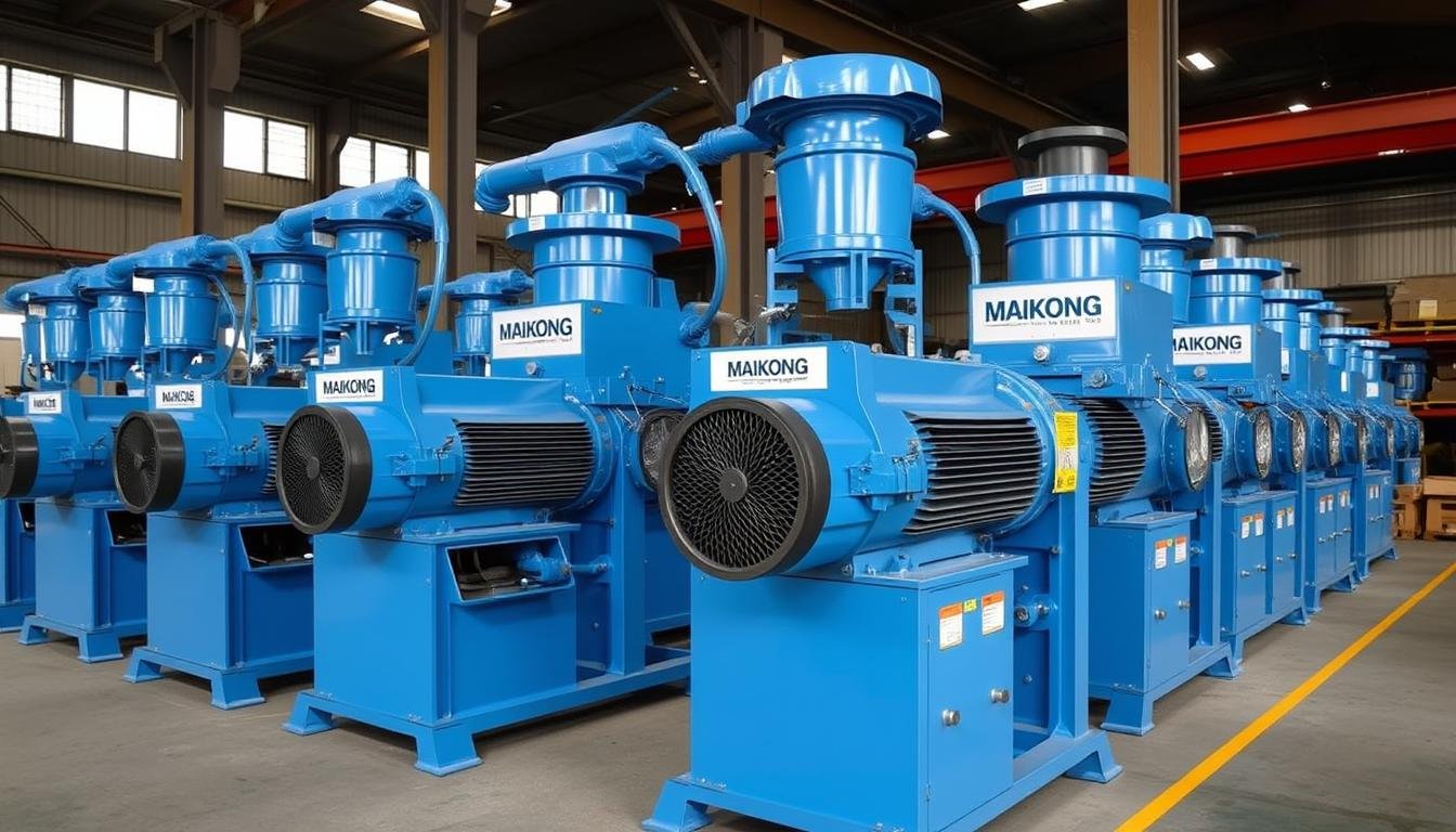 MAIKONG fish feed pellet machines ready for shipment MAIKONG fish feed pellet machines ready for shipment