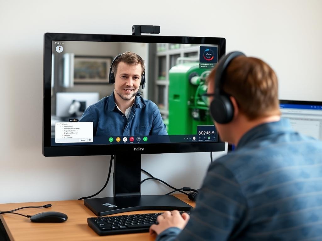 MAIKONG technical support team assisting customers with biofuel pellet machines