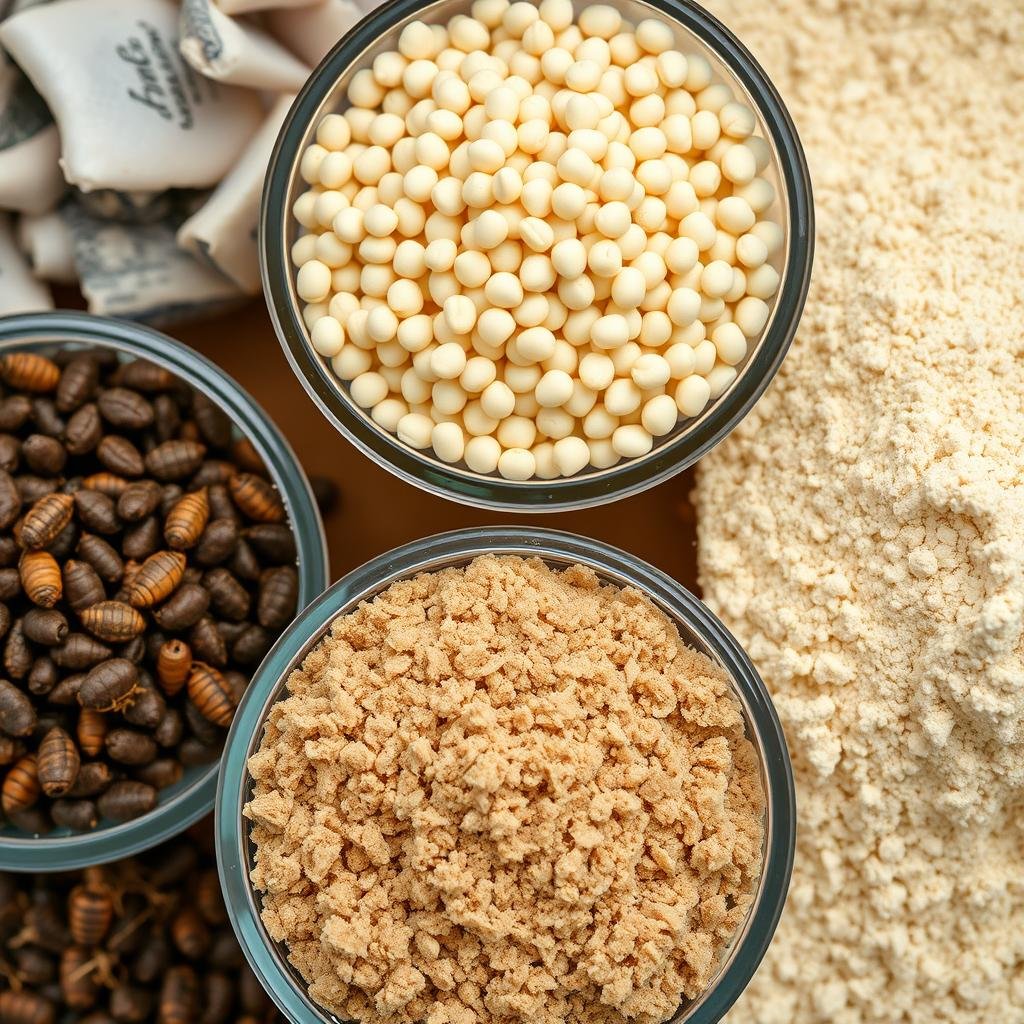 Protein sources for fish feed production Protein sources for fish feed production