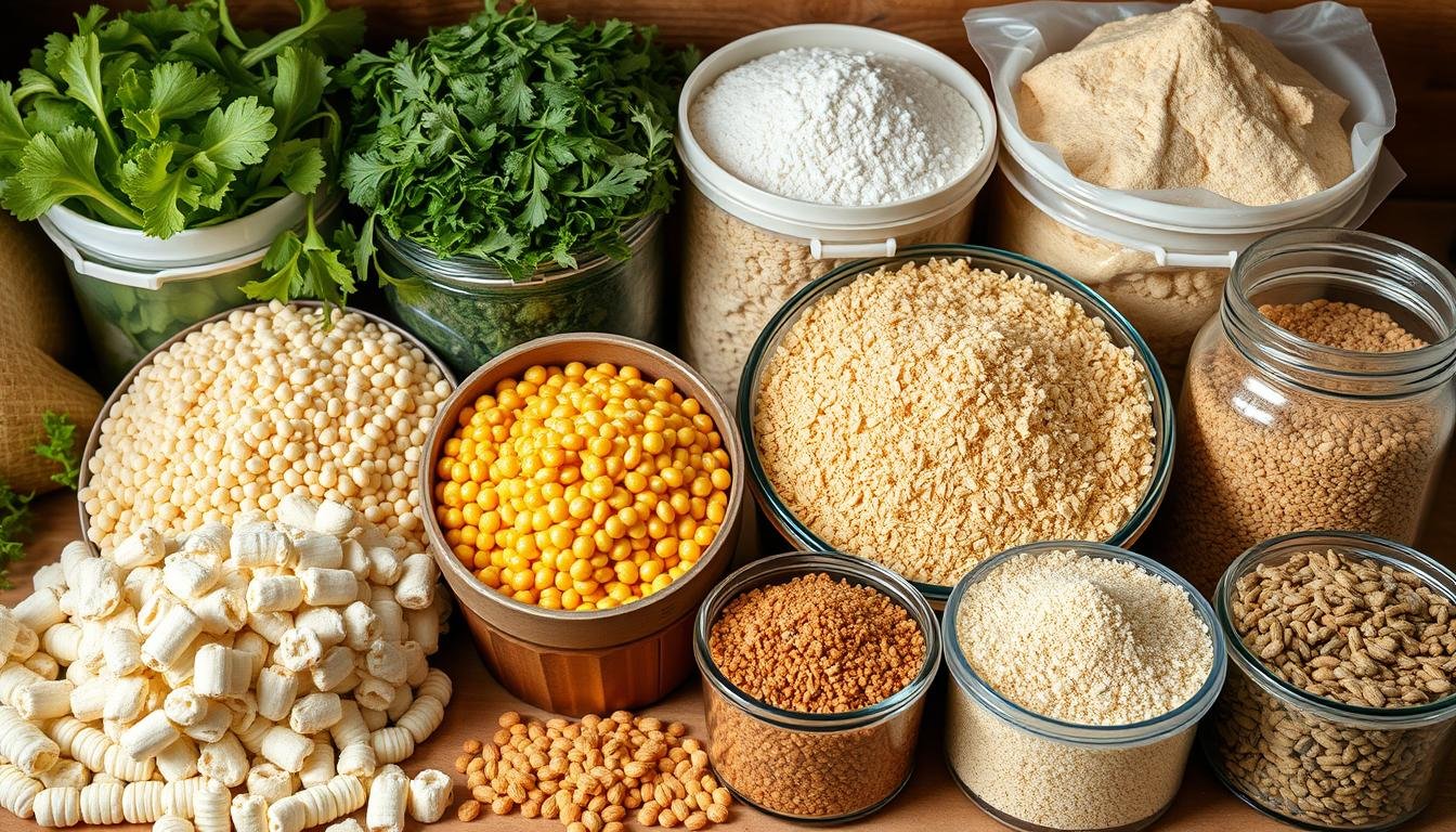 Raw materials for rabbit pellet production