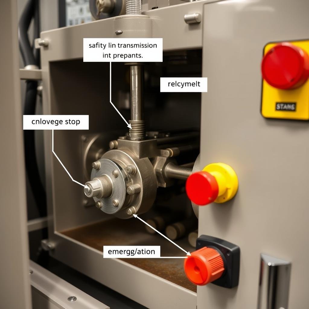 Safety features in MAIKONG lucerne pellet machine