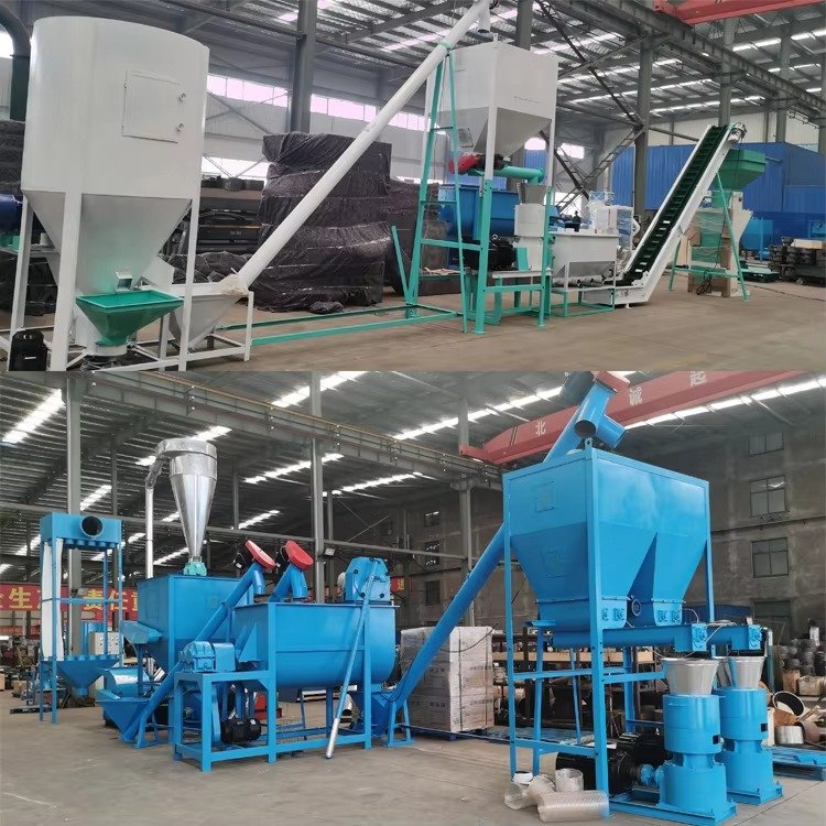 MAIKONG feed pellet machine processing maize corn in South African farm setting
