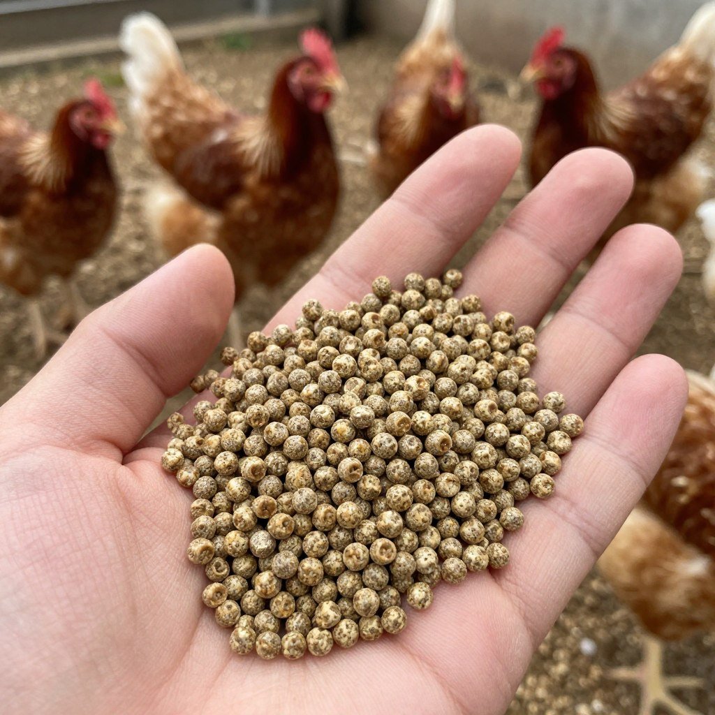 Chicken feed pellets produced by MAIKONG small feed pellet machine