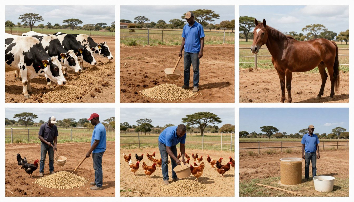 Various applications of alfalfa pellets in South African agriculture