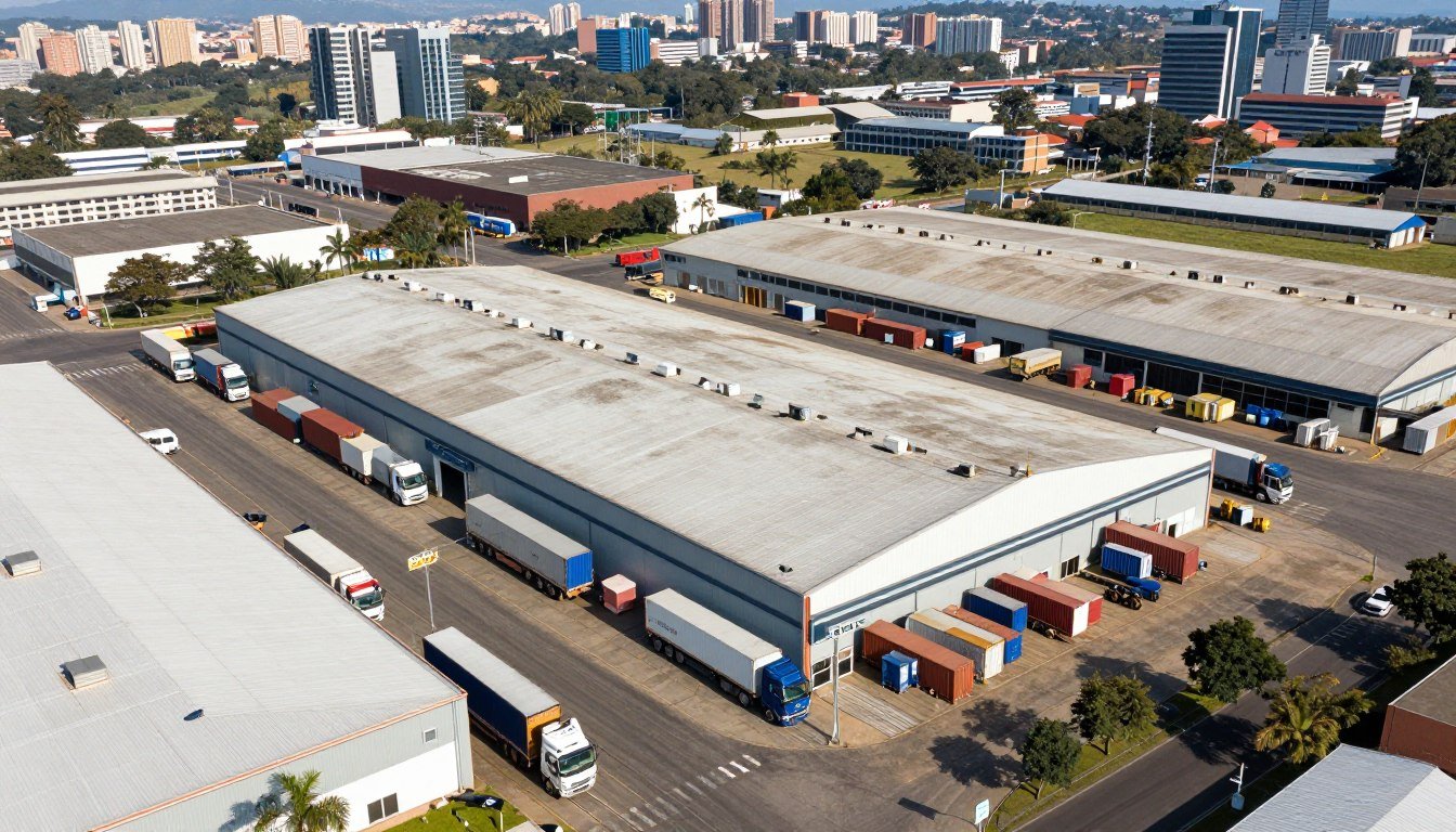 Johannesburg logistics hub for pellet machine distribution