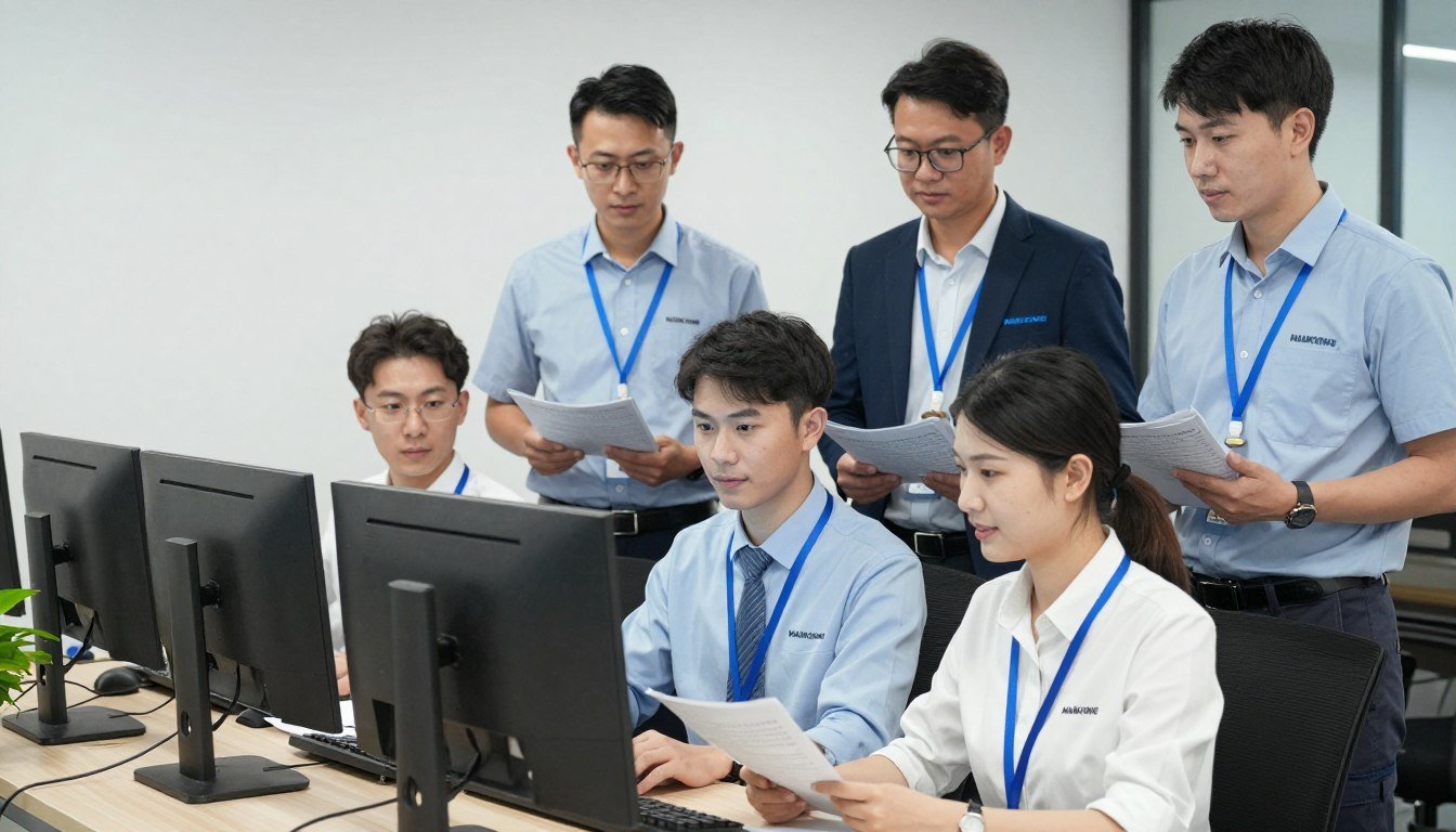 MAIKONG feed machinery technical team ready to assist clients