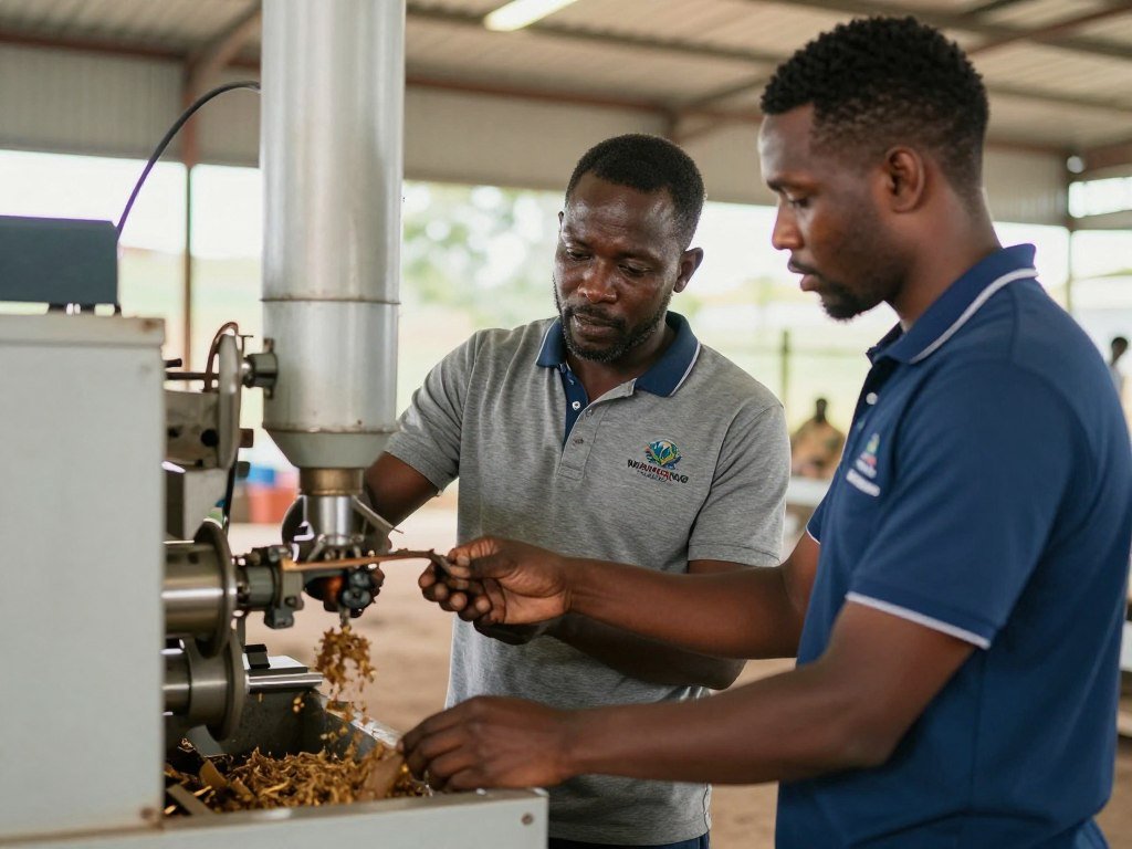 MAIKONG technical support team assisting a customer in South Africa