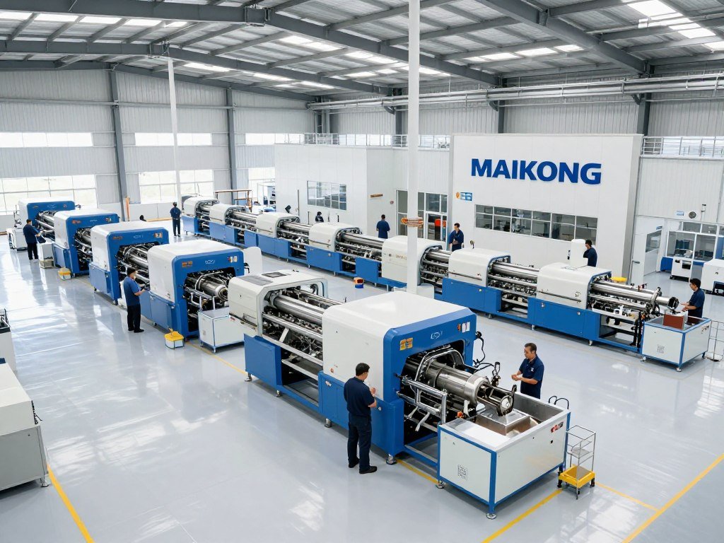 MAIKONG manufacturing facility in South Africa producing pellet machines