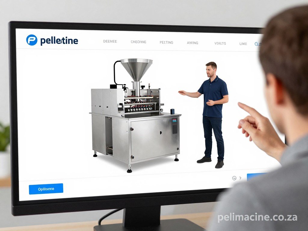 Online training session for pellet machine operators