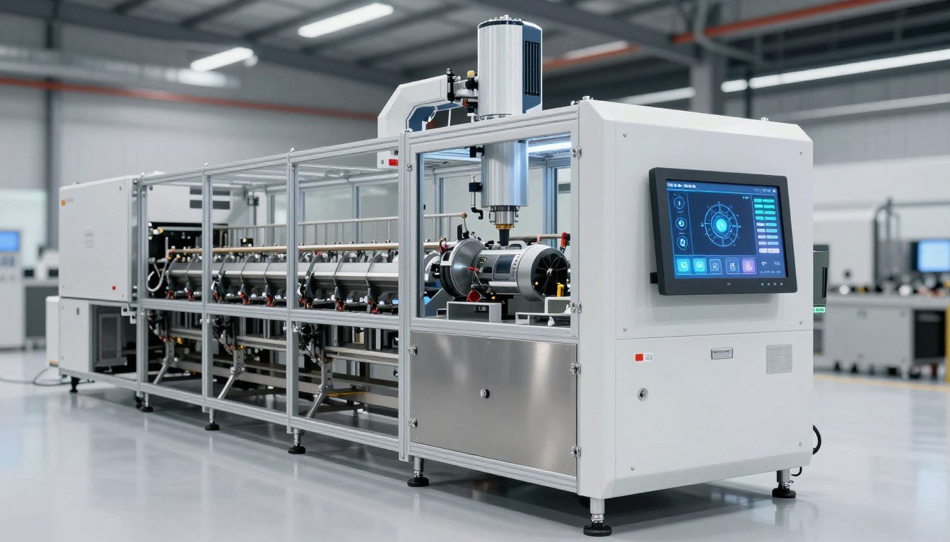 Advanced feed pellet machine technology showing modern automation and control systems