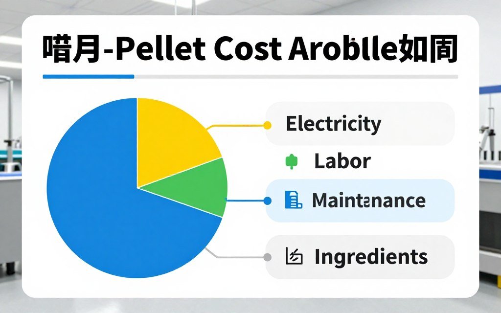 Breakdown of monthly operating costs for feed pellet production Breakdown of monthly operating costs for feed pellet production