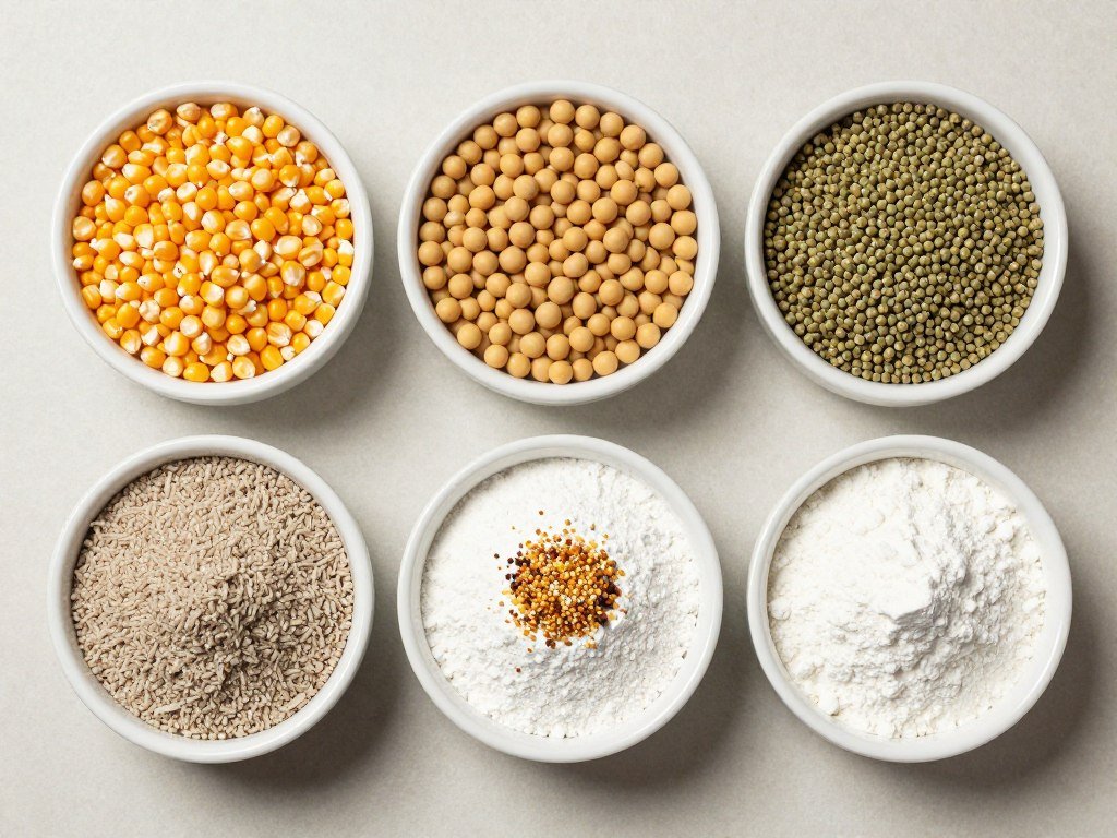 Common feed ingredients used in South African feed pellet production