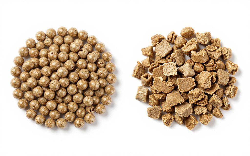 Comparison of good and bad pellets Comparison of good and bad pellets