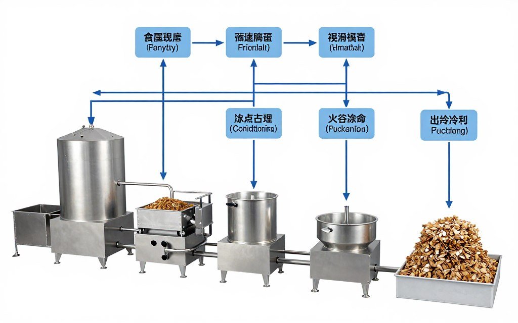Complete pelleting process flow diagram from raw materials to finished pellets Complete pelleting process flow diagram from raw materials to finished pellets