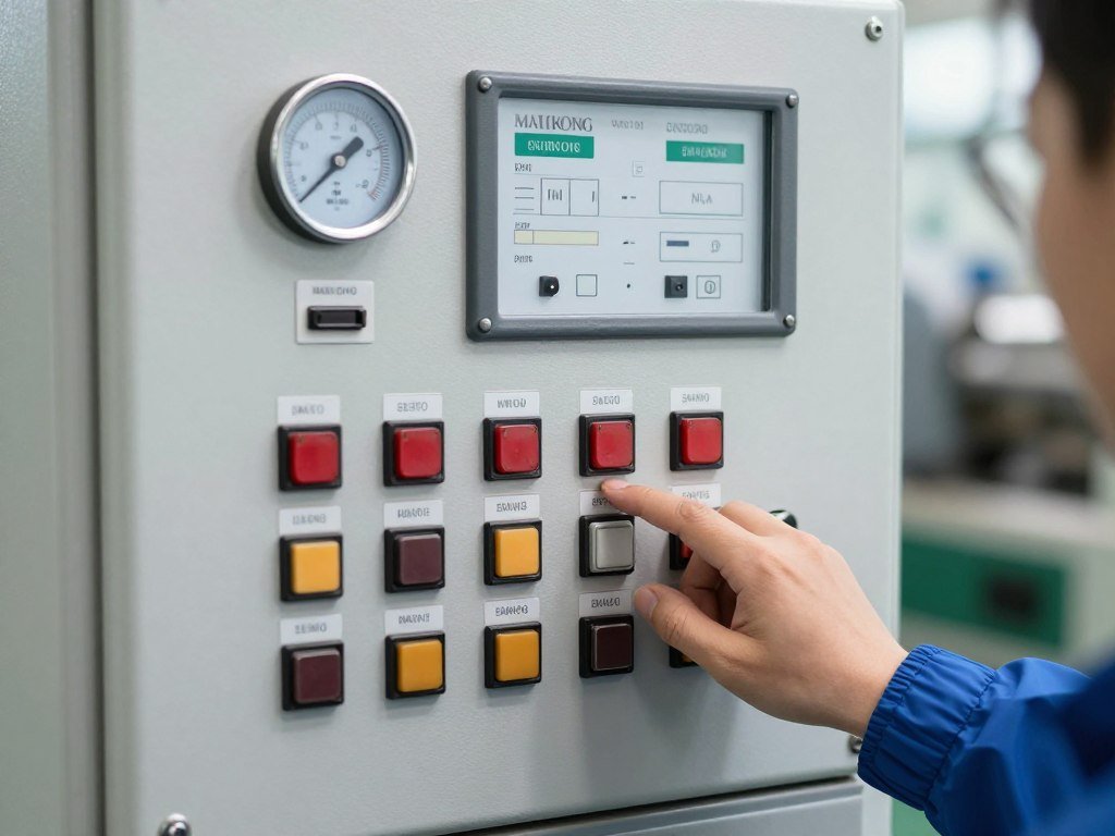 Control panel of pelletizer machine Control panel of pelletizer machine