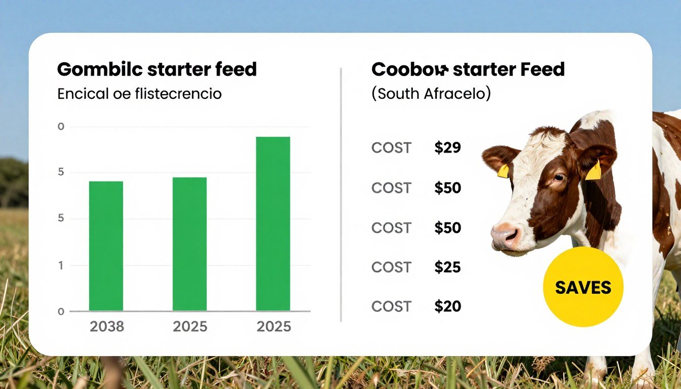 Cost comparison chart showing commercial feed versus on-farm pellet production savings Cost comparison chart showing commercial feed versus on-farm pellet production savings