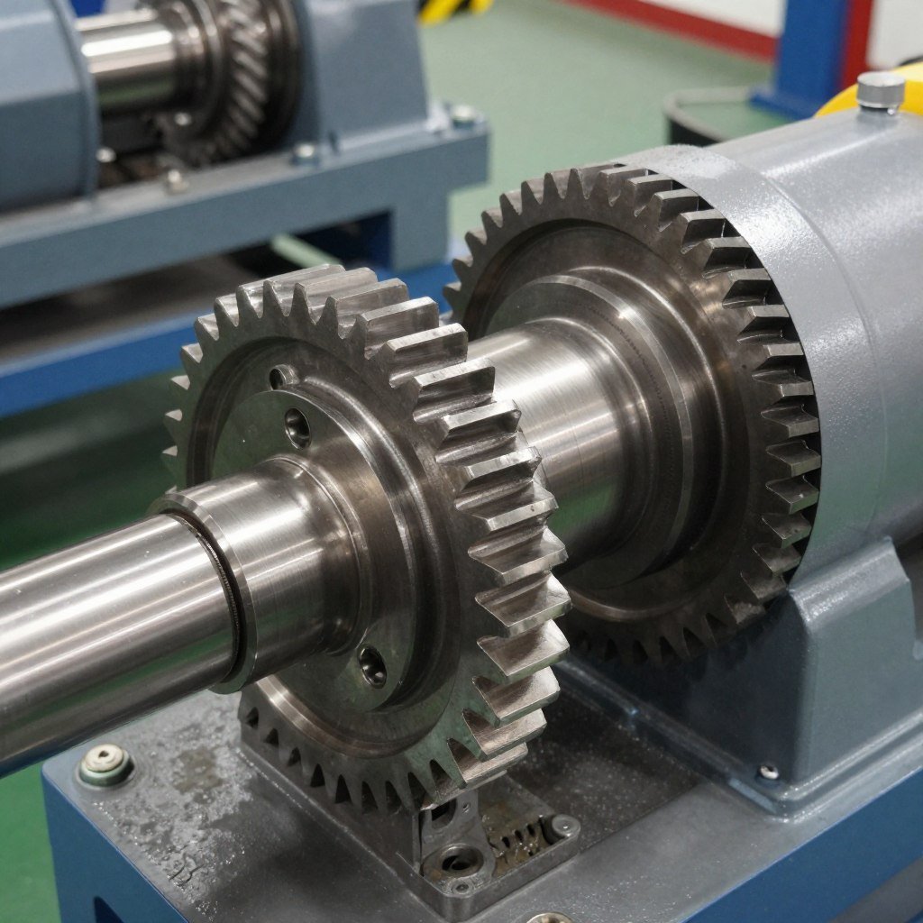 Heavy-duty gear drive system for pellet machine power transmission