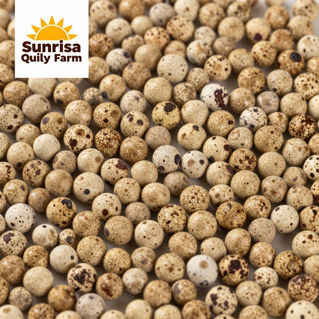 High-quality pellets from Sunrise Quail Farm High-quality pellets from Sunrise Quail Farm