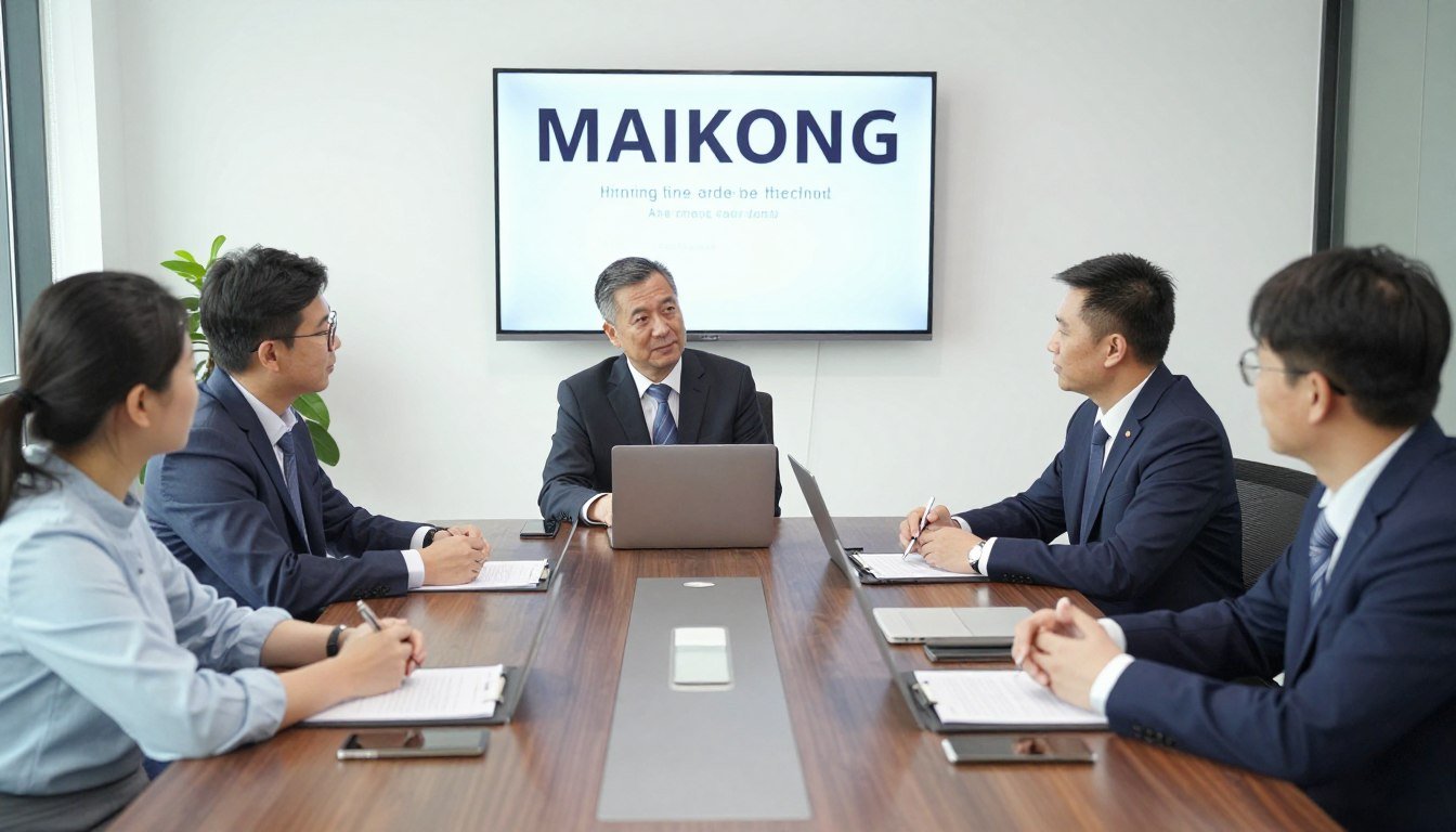 MAIKONG distributor meeting discussing partnership opportunities