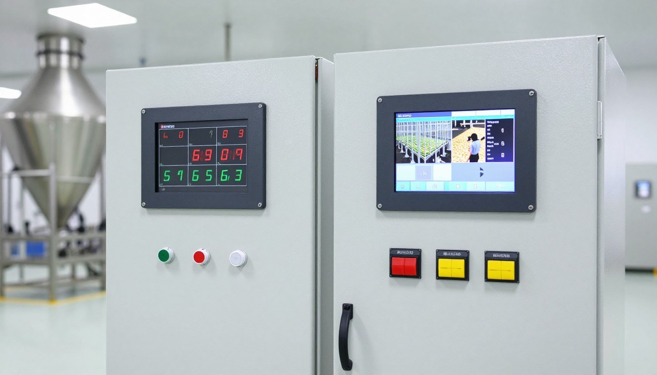 MAIKONG feed pellet production line control panel and monitoring system