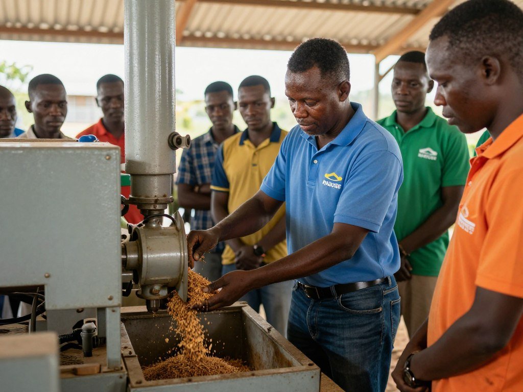 MAIKONG training session with South African farmers