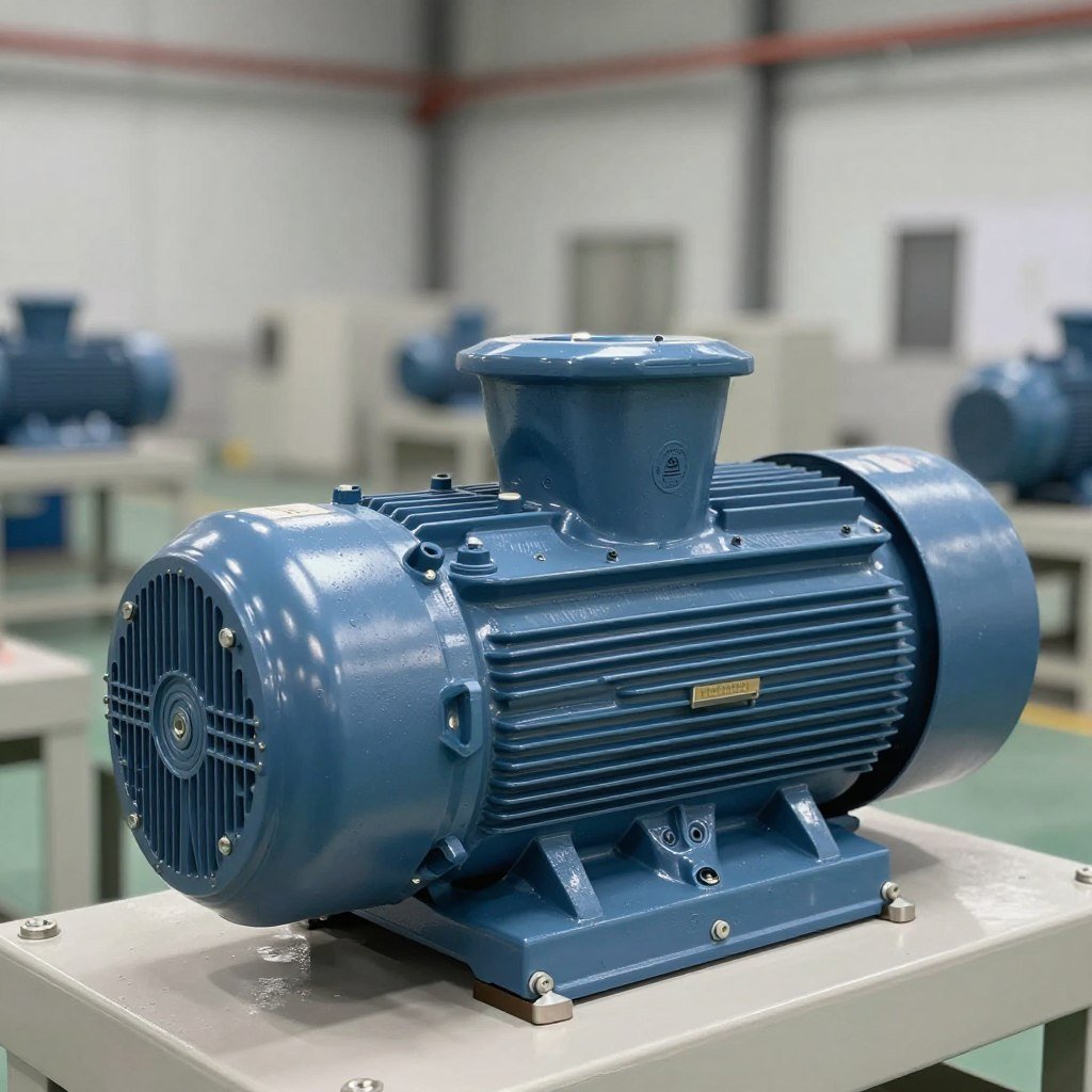 Motor and drive system powering feed pellet machine