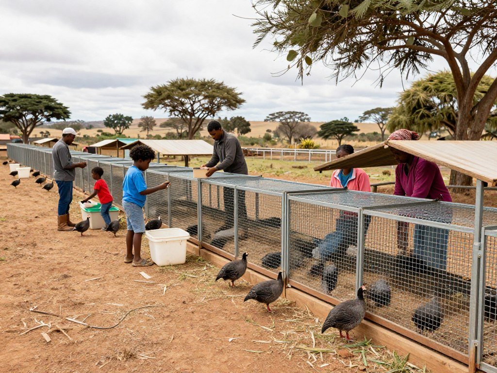 Ndlovu family farm quail operation Ndlovu family farm quail operation