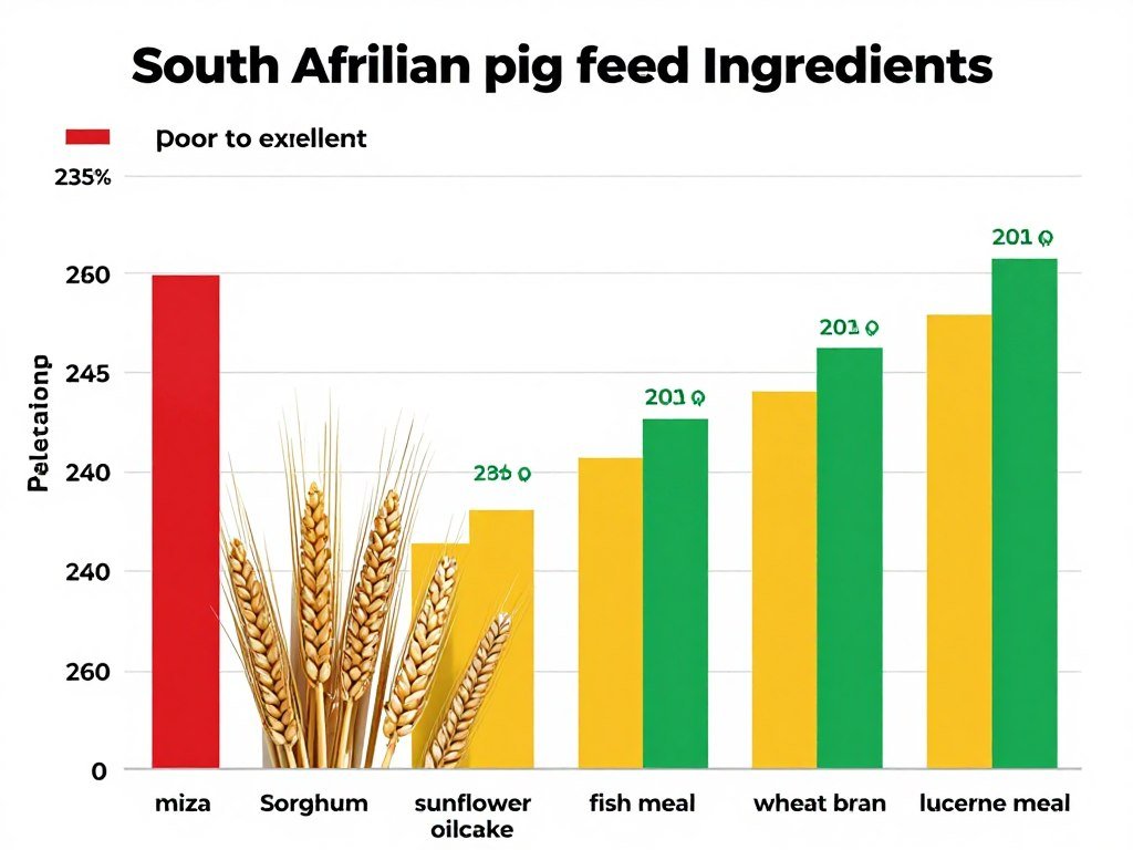 Chart showing pelletability ratings of common South African pig feed ingredients Chart showing pelletability ratings of common South African pig feed ingredients