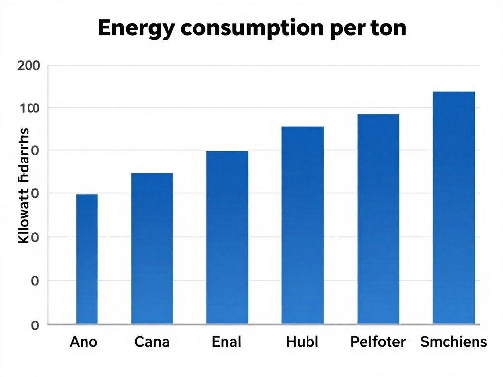 Energy consumption comparison chart for different pelletizer machine capacities Energy consumption comparison chart for different pelletizer machine capacities