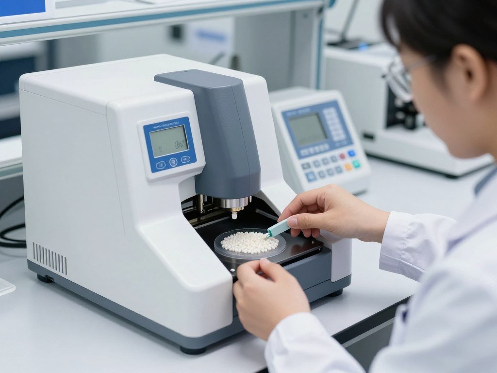 Pellet quality testing equipment and sample analysis procedures Pellet quality testing equipment and sample analysis procedures